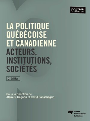 cover image of La politique québécoise et canadienne, 2e édition